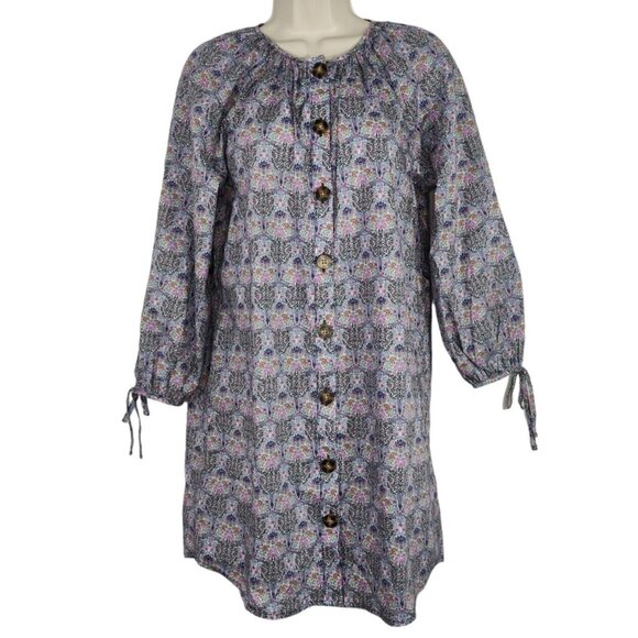 J.CREW Dresses & Skirts - J Crew Liberty Club Nouveau Button Up Shirt Dress Women Size XXS NEW W/O BELT